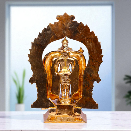 Lord Murugan Kartikeya Swamy Standing Bronze/Panchaloha idol - 17 Inches Nikuressence