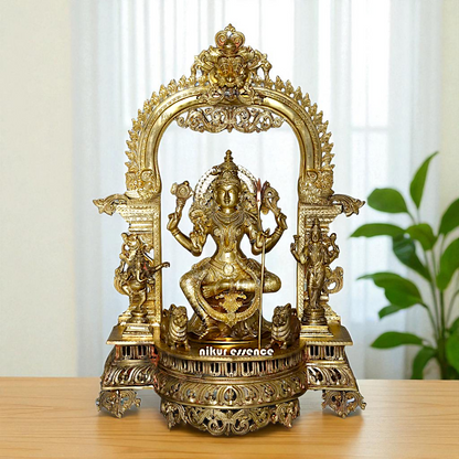 Goddess Tripura Sundari Devi Rajarajeshwari Bronze/Panchaloha idol - 29 Inches Nikuressence