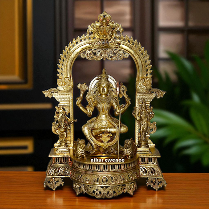 Goddess Tripura Sundari Devi Rajarajeshwari Bronze/Panchaloha idol - 29 Inches Nikuressence