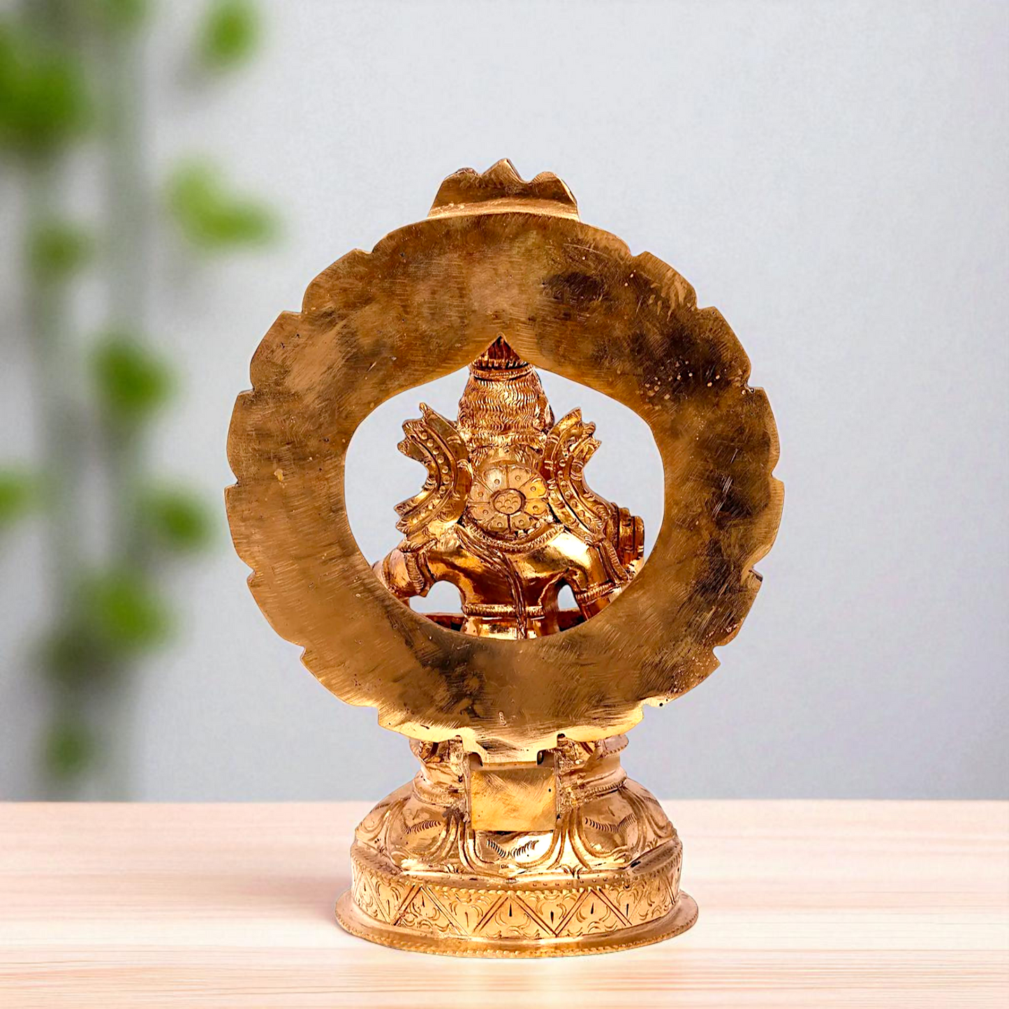 Lord Ayyappan Swamy Murugan Seated with Blessing Bronze/Panchaloha idol - 11 Inches Nikuressence