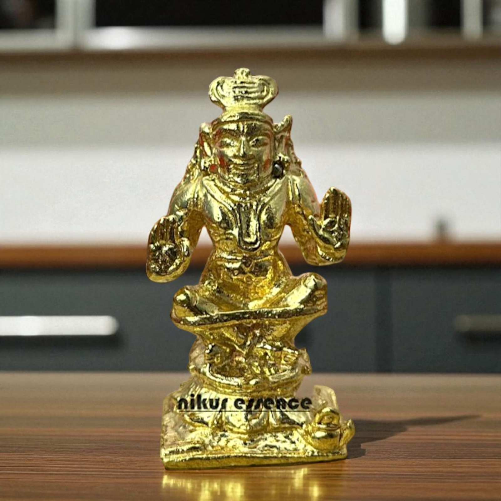 Maharishi Vedavyasa Seated Bronze/Panchaloha idol - 1.8 Inches Nikuressence