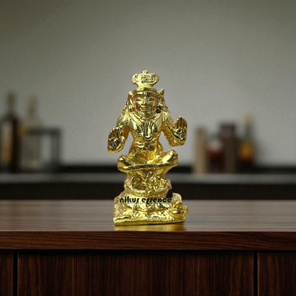 Maharishi Vedavyasa Seated Bronze/Panchaloha idol - 1.8 Inches Nikuressence