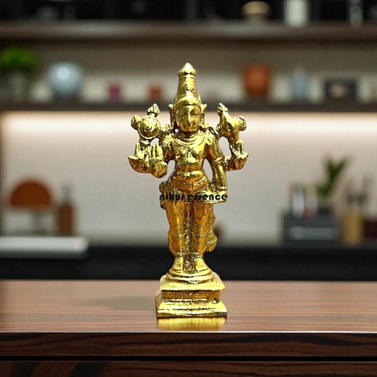 Varadaraja standing with Blessing Bronze/Panchaloha idol - 4 Inches Nikuressence