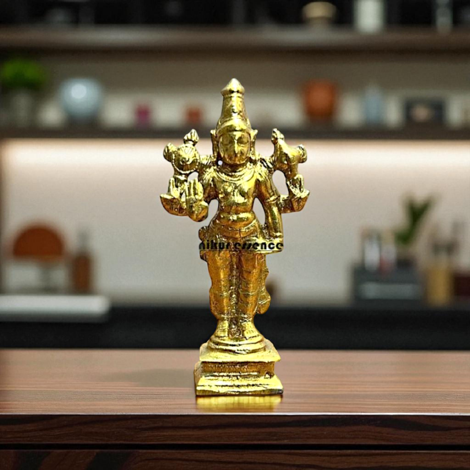 Varadaraja standing with Blessing Bronze/Panchaloha idol - 4 Inches Nikuressence