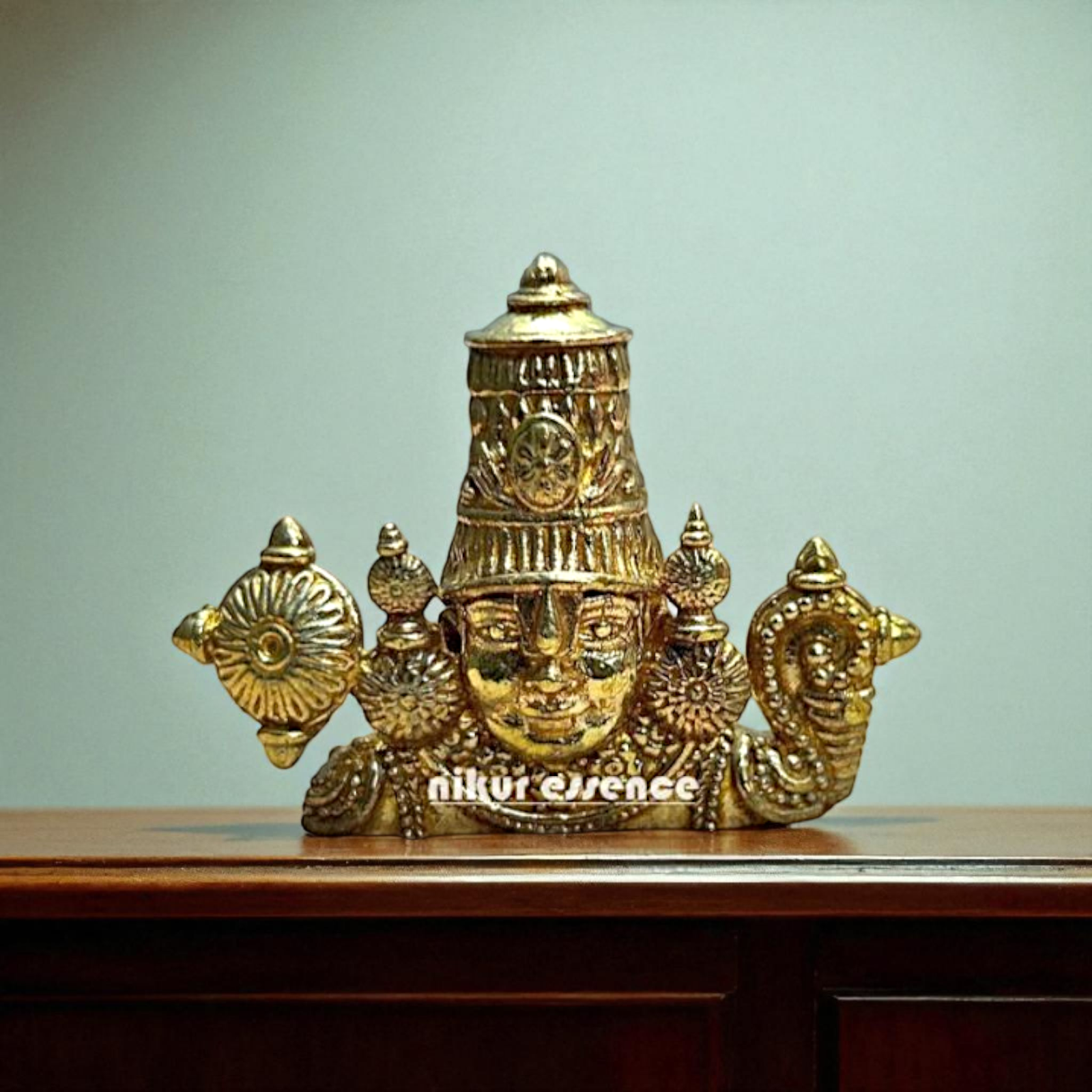 Lord Venkateswara balaji head Bronze/Panchaloha idol - 1.5 Inches Nikuressence