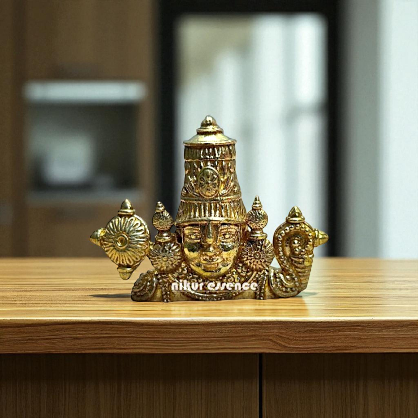 Lord Venkateswara balaji head Bronze/Panchaloha idol - 1.5 Inches Nikuressence