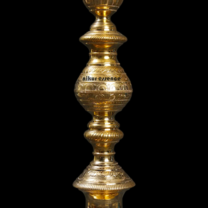 Traditional Brass Kuthu Vilakku with Annam Motif – Nikur Essence Nikuressence