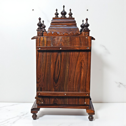 Traditional Handmade Wooden Temple – by Nikur Essence Nikuressence