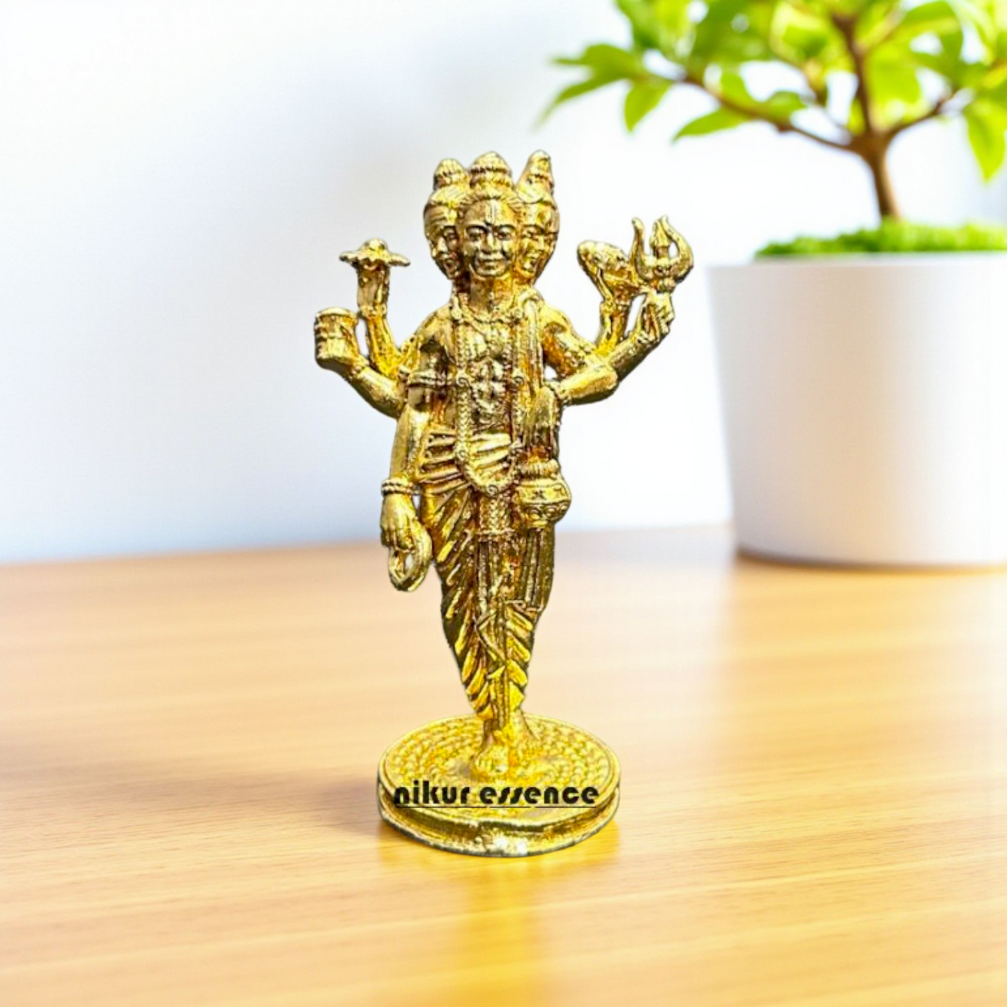 Dattatreya Swamy Panchaloha Statue – Eternal Trinity Form of the Divine Nikur Essence Nikuressence