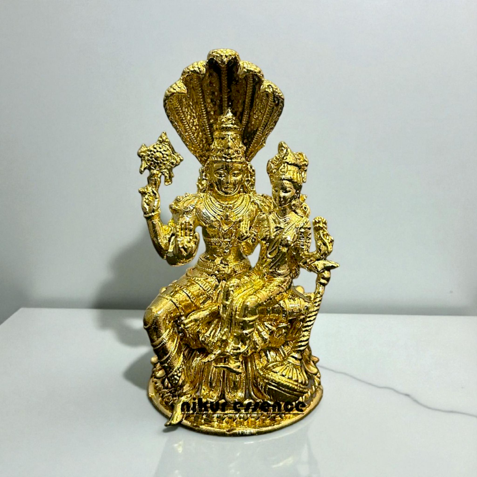 Lakshmi Narayan Swamy Seated on Sheshnag Panchaloha Idol – Nikur Essence Nikuressence