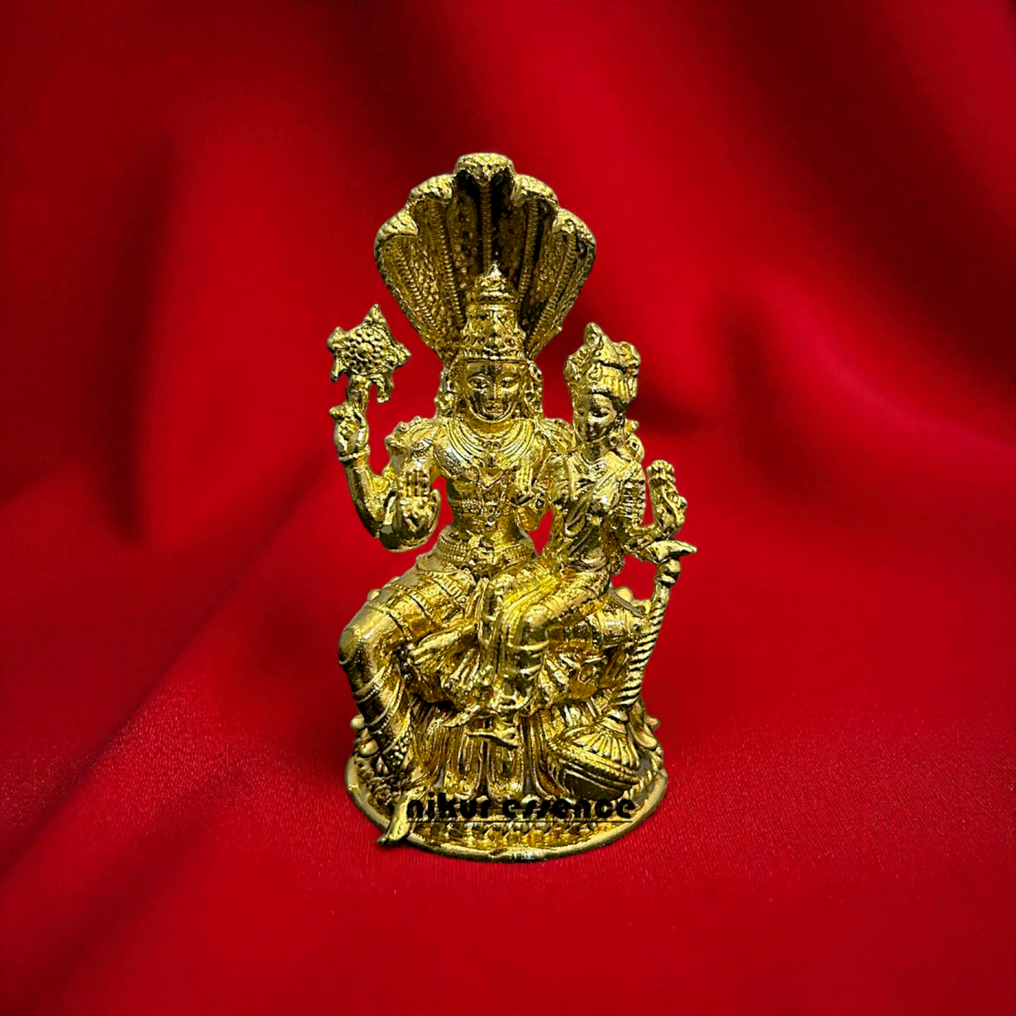 Lakshmi Narayan Swamy Seated on Sheshnag Panchaloha Idol – Nikur Essence Nikuressence