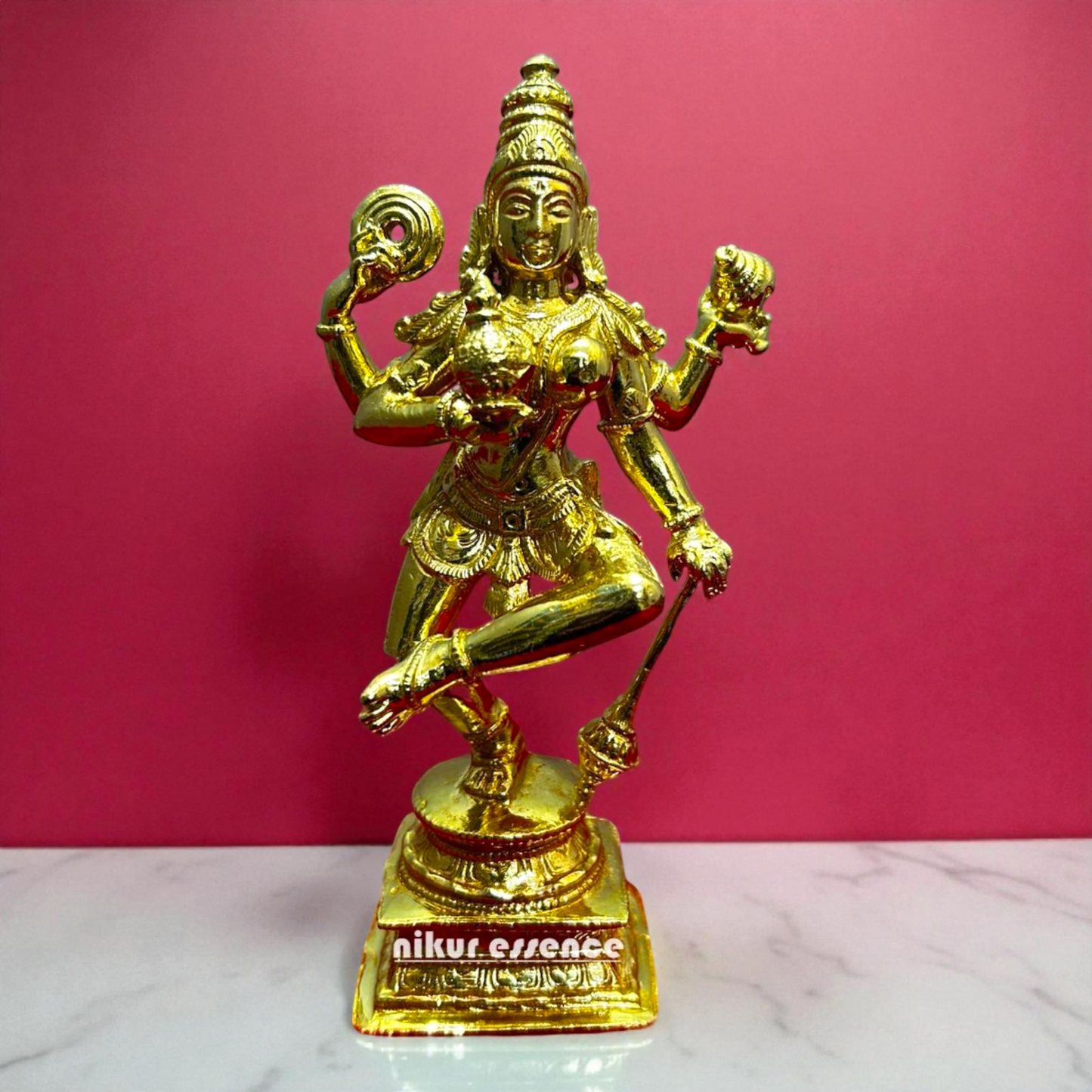 Mohini Devi Panchaloha Idol – Divine Enchantress Form of Vishnu | Handcrafted Temple-Style Sculpture in Panchaloha Alloy Nikuressence