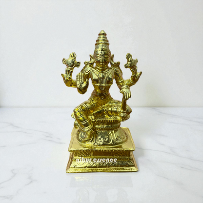 Divine Vishnu Panchaloha Idol by Nikur Essence – Sacred Handcrafted Hindu God Statue for Temple, Spiritual Decor Nikuressence