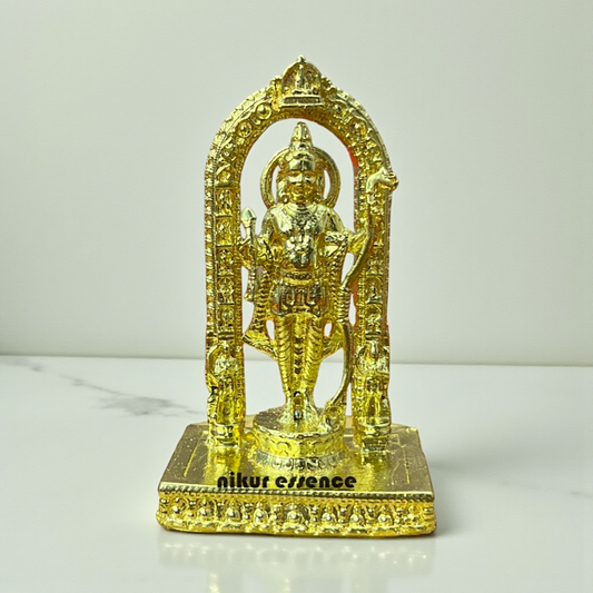 Nikur Essence Panchaloha Ram Lalla Idol – Handmade Divine Baby Ram Statue for Pooja, Temple, Spiritual Decor Nikuressence