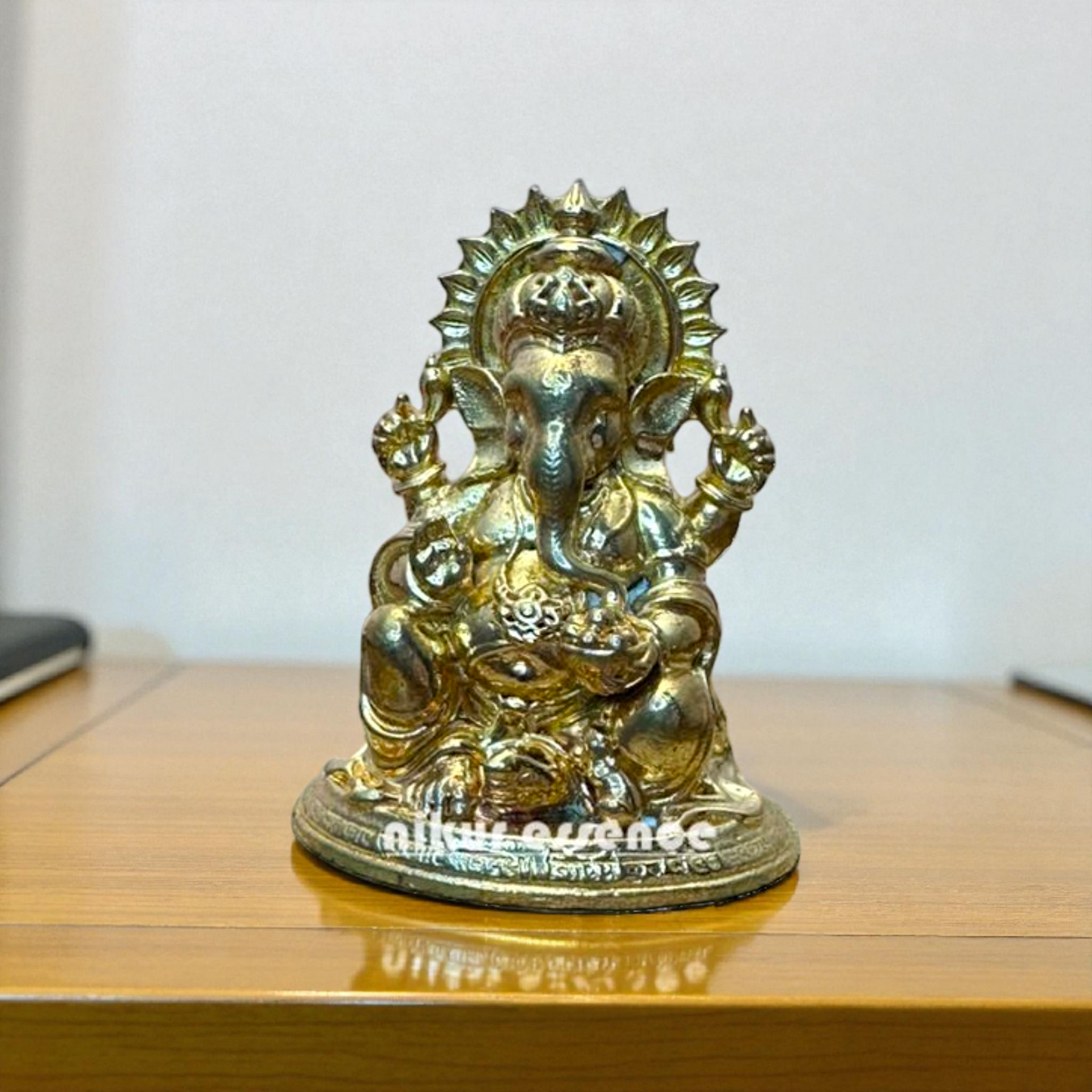 Nikur Essence Panchaloha Ganesha Idol – Handcrafted Vinayaka Statue for Home Temple, Pooja Decor, Vastu Energy Nikuressence