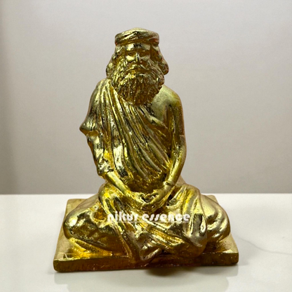 Sacred Adiyogi Sadguru Panchaloha Idol by Nikur Essence – Meditative Shiva Statue for Yoga Space Nikuressence