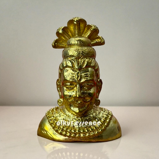 Divine Mahabaleshwar Panchaloha Idol by Nikur Essence – Sacred Lord Shiva Panchaloha Statue Nikuressence
