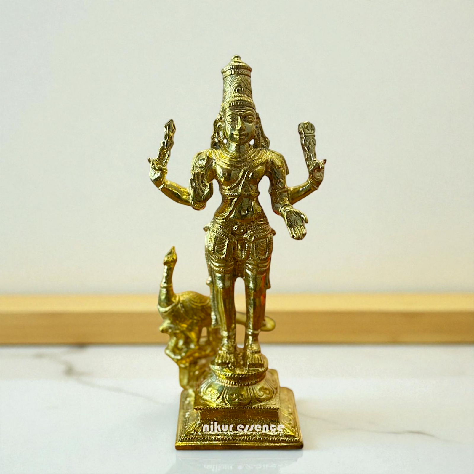 Murugan Kartikeya Panchaloha Idol by Nikur Essence – Exquisite Handcrafted Divine Sculpture for Home, Temple, and Gifting Nikuressence