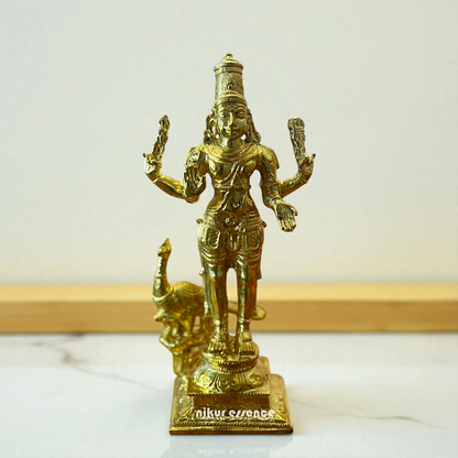 Murugan Kartikeya Panchaloha Idol by Nikur Essence – Exquisite Handcrafted Divine Sculpture for Home, Temple, and Gifting Nikuressence