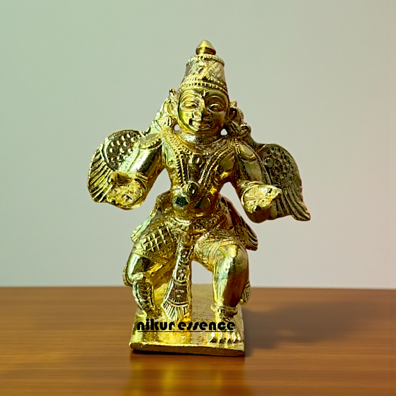 Lord Garuda Panchaloha Idol by Nikur Essence – Handcrafted Divine Sculpture of Vishnu’s Vahana and Protector Nikuressence