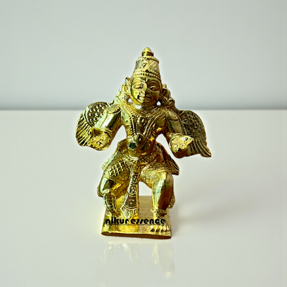 Lord Garuda Panchaloha Idol by Nikur Essence – Handcrafted Divine Sculpture of Vishnu’s Vahana and Protector Nikuressence