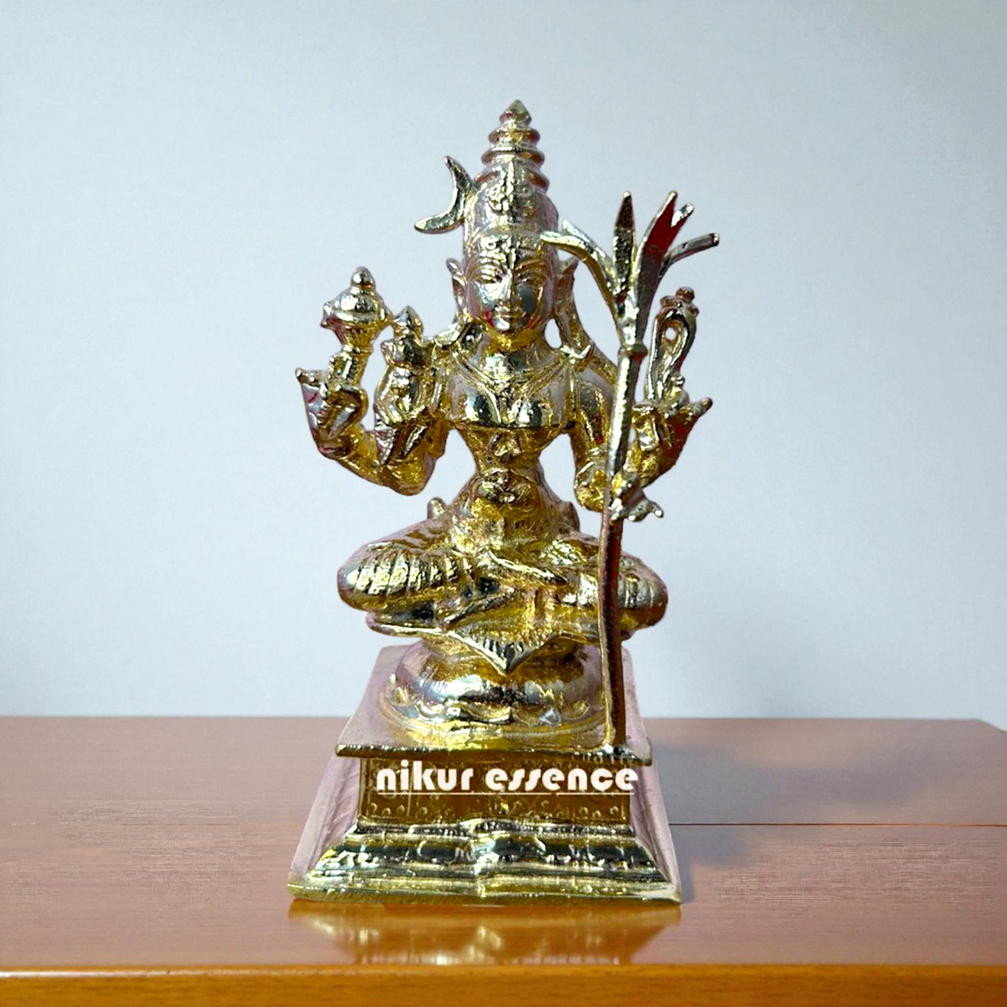 Divine Goddess Lalitha Devi Panchaloha Idol – Sacred Panchaloha Statue Nikuressence