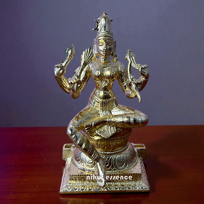 Divine Lalita Devi Panchaloha Idol – Exquisite Handcrafted Goddess Statue Nikuressence
