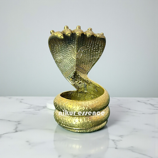 Naag Panchaloha Idol – Sacred Serpent Deity Statue Handmade from Panchaloha Nikuressence