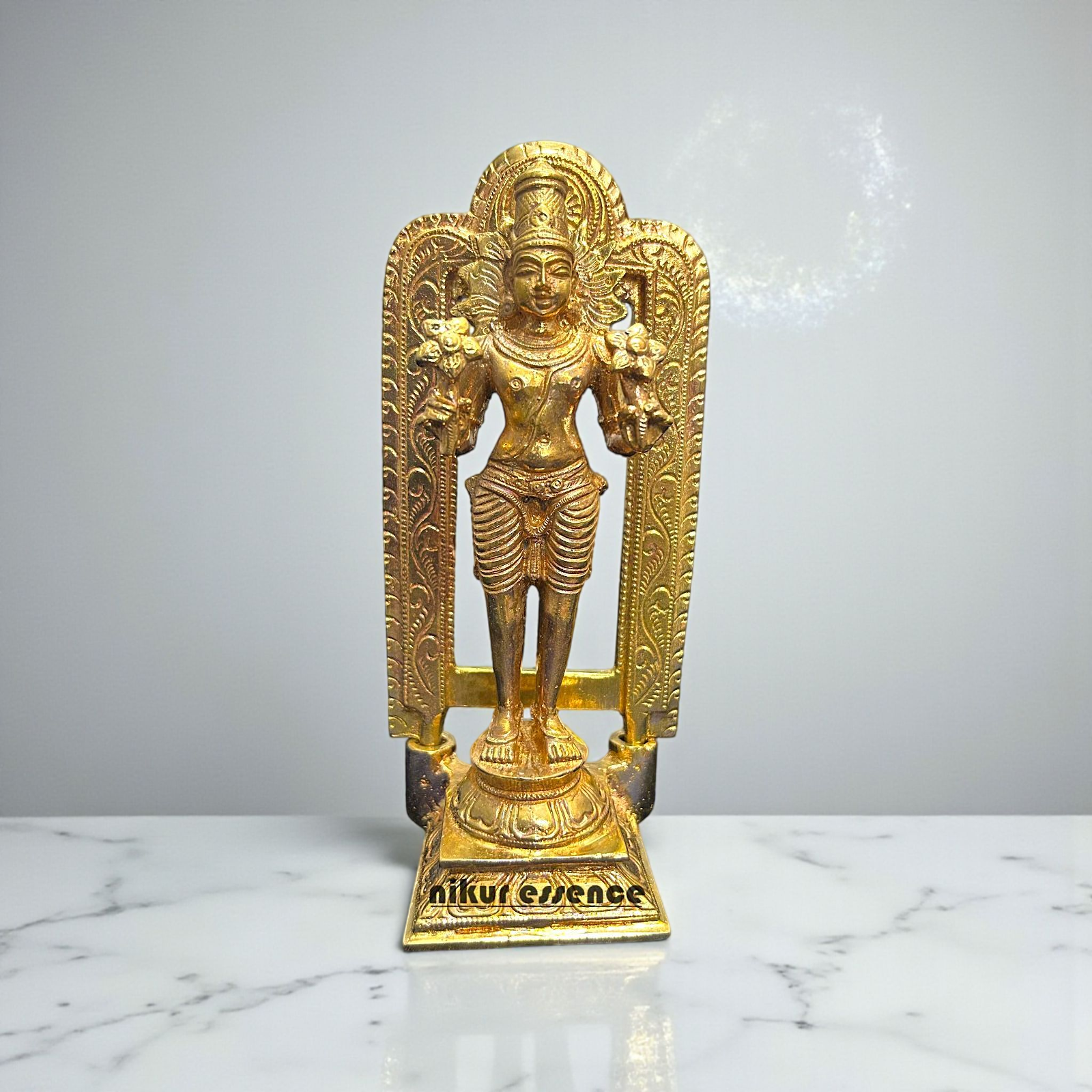 Surya Narayan Panchaloha Idol – Sacred Sun God Statue Symbolizing Light, Power, and Vitality Nikuressence