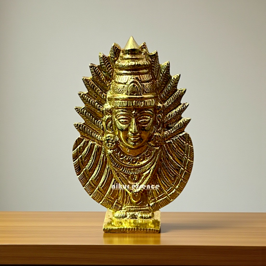 Nikur Essence Divine Goddess Renuka Yellamma Panchaloha Idol – Exquisite Handmade Panchaloha Devi Sculpture for Worship Nikuressence