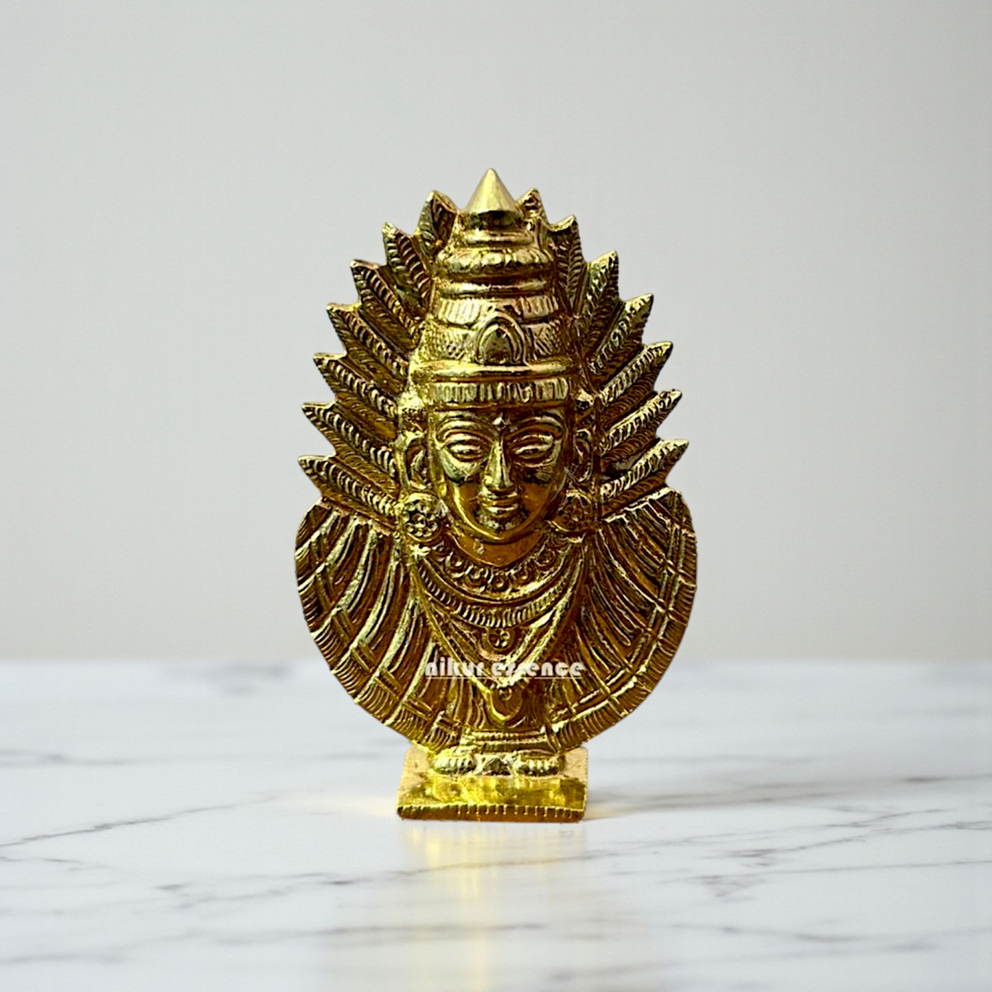Nikur Essence Divine Goddess Renuka Yellamma Panchaloha Idol – Exquisite Handmade Panchaloha Devi Sculpture for Worship Nikuressence