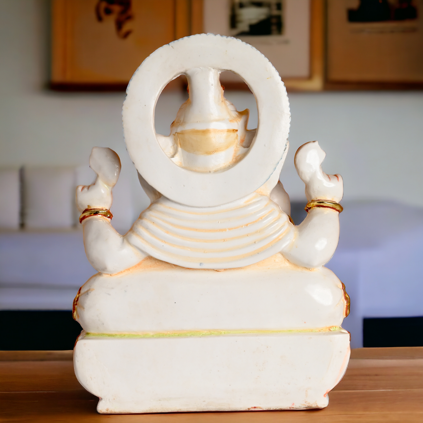 Buy Cultured Marble Ganesha Statue - Lord Ganesha Idol Nikuressence