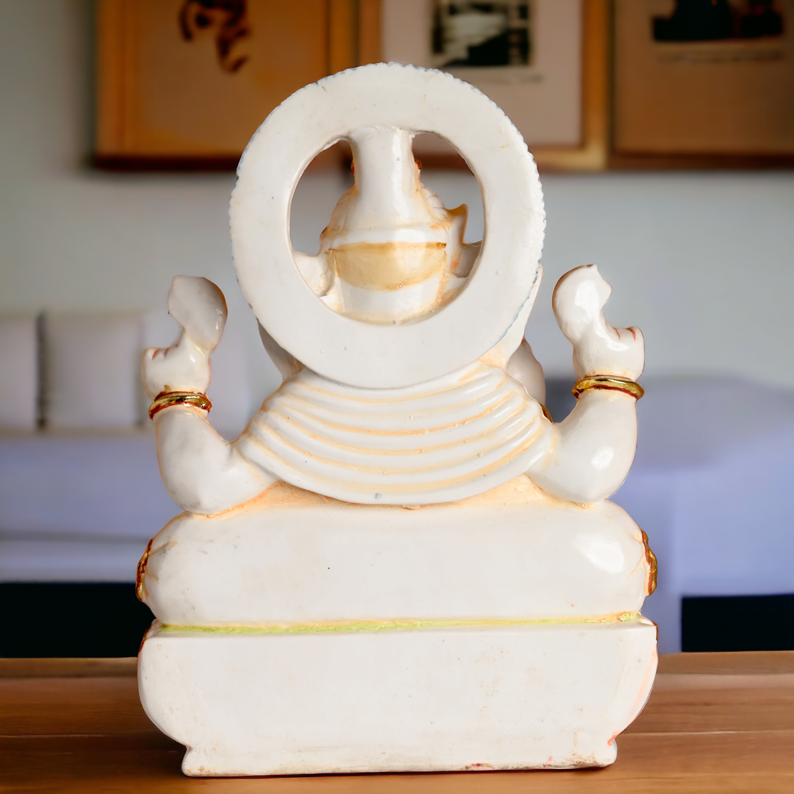 Buy Cultured Marble Ganesha Statue - Lord Ganesha Idol Nikuressence