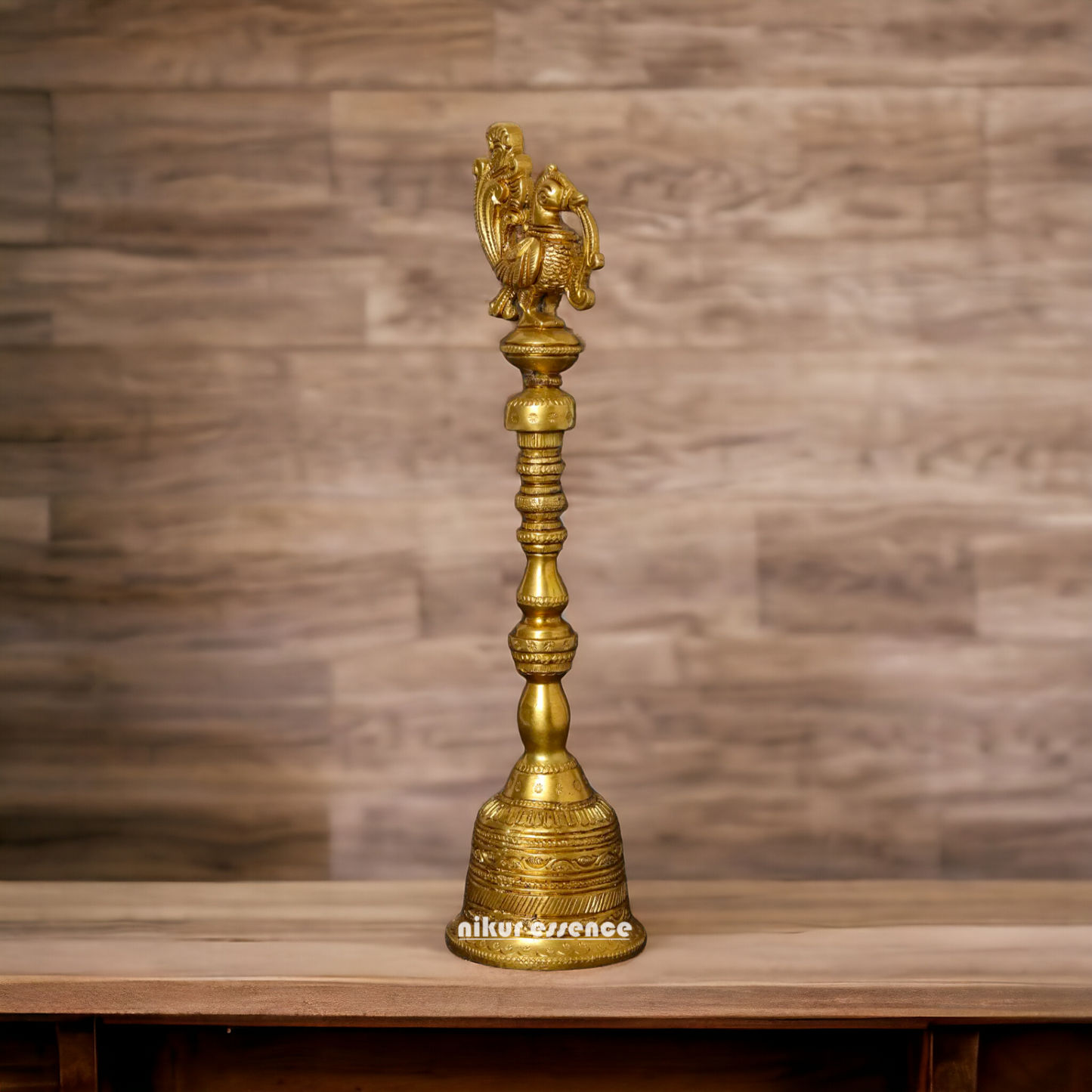 Buy peacock Bell brass - 10 Inches Nikuressence