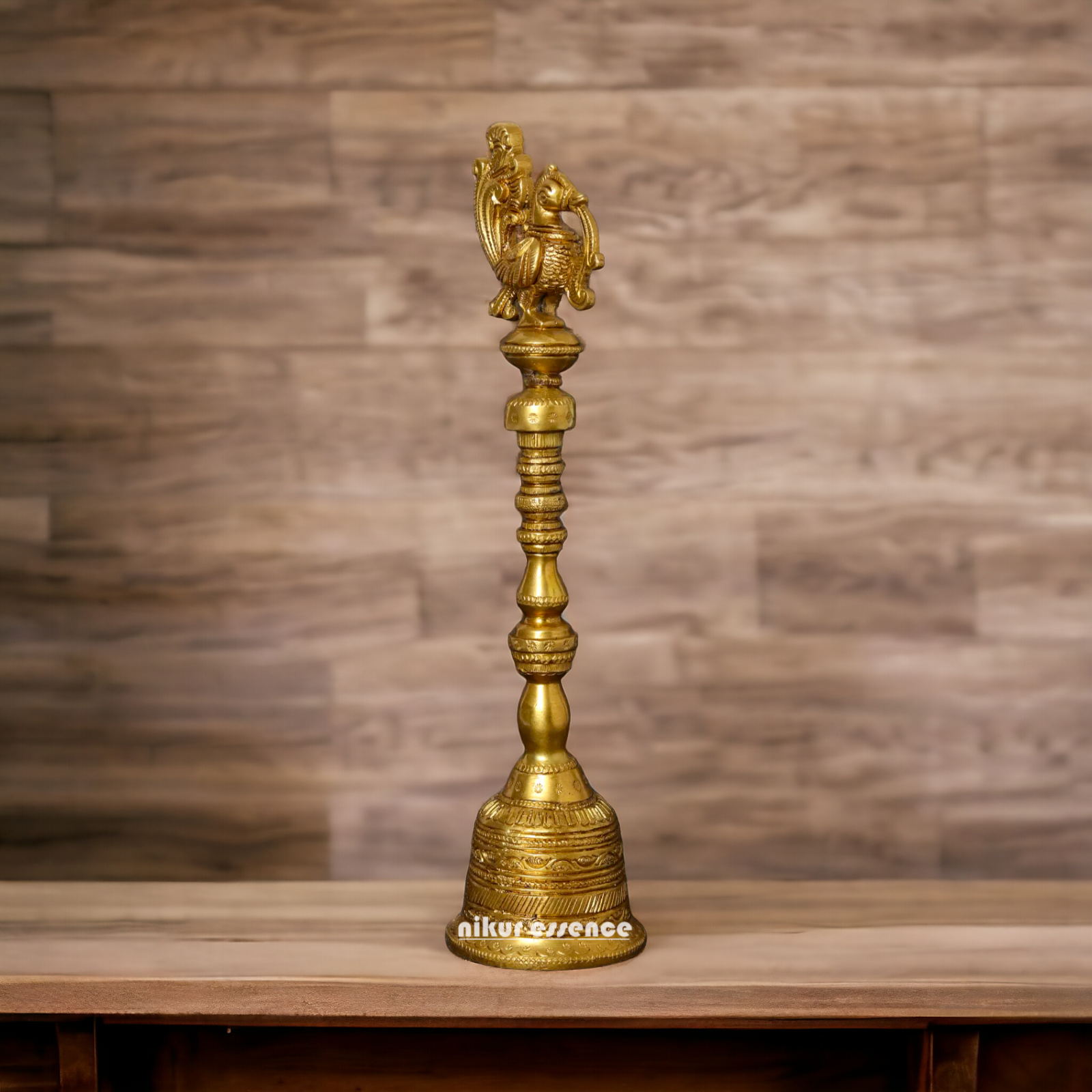 Buy peacock Bell brass - 10 Inches Nikuressence