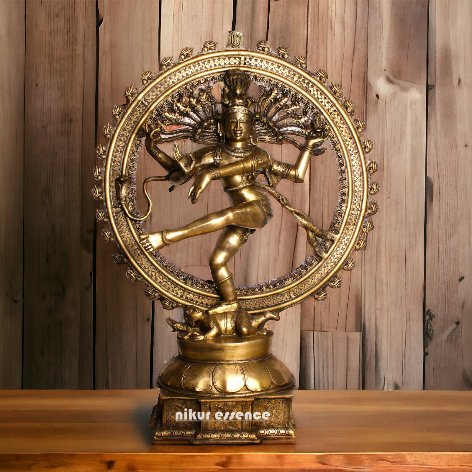 Big Shiva Nataraja Dance Brass idol - 54 Inches Nikuressence