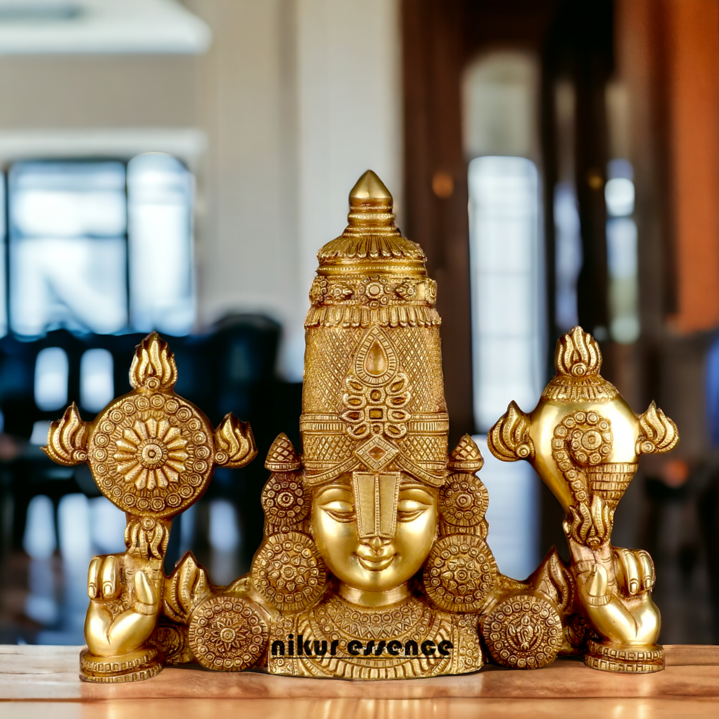 Lord Tirupati Balaji Brass statue - 18 inches Nikuressence