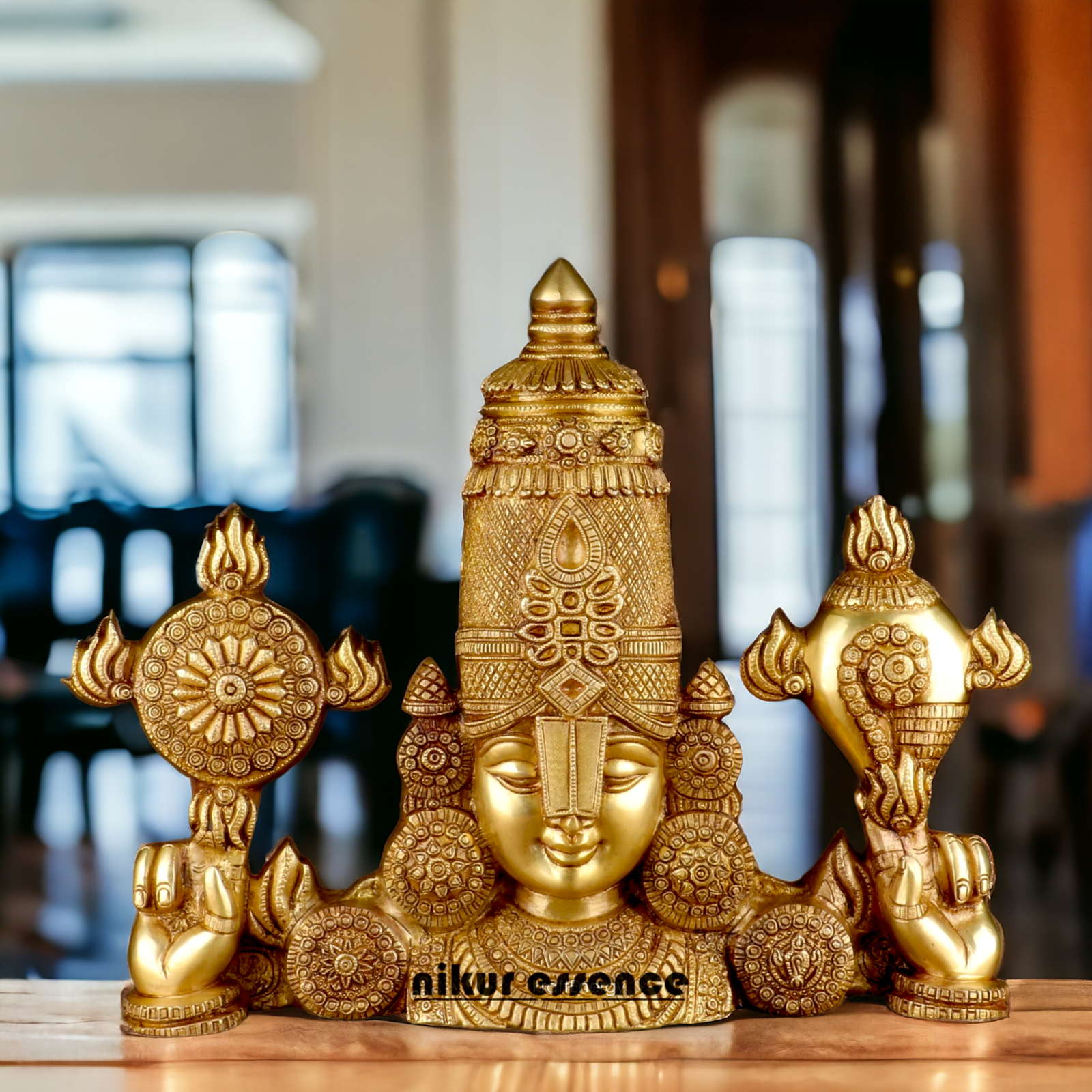 Lord Tirupati Balaji Brass statue - 18 inches Nikuressence