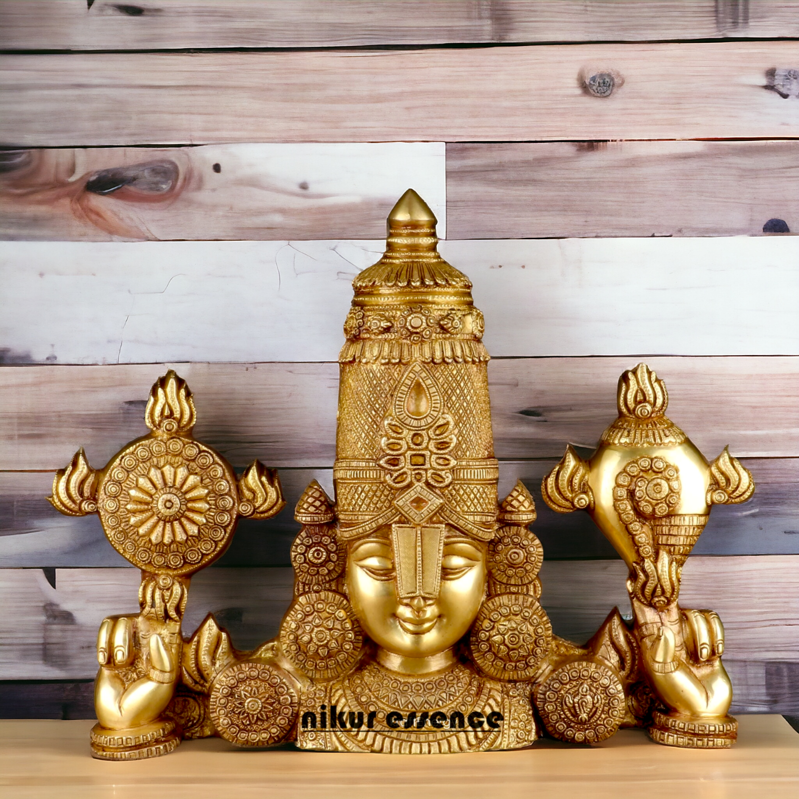 Lord Tirupati Balaji Brass statue - 18 inches Nikuressence