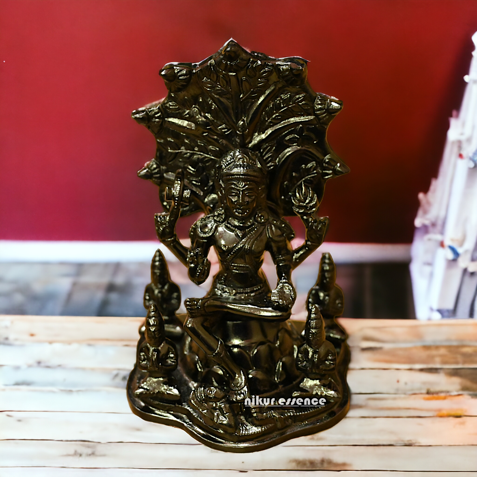 Buy Brass Dakshinamurty Shiva statue - 9 inches height Nikuressence