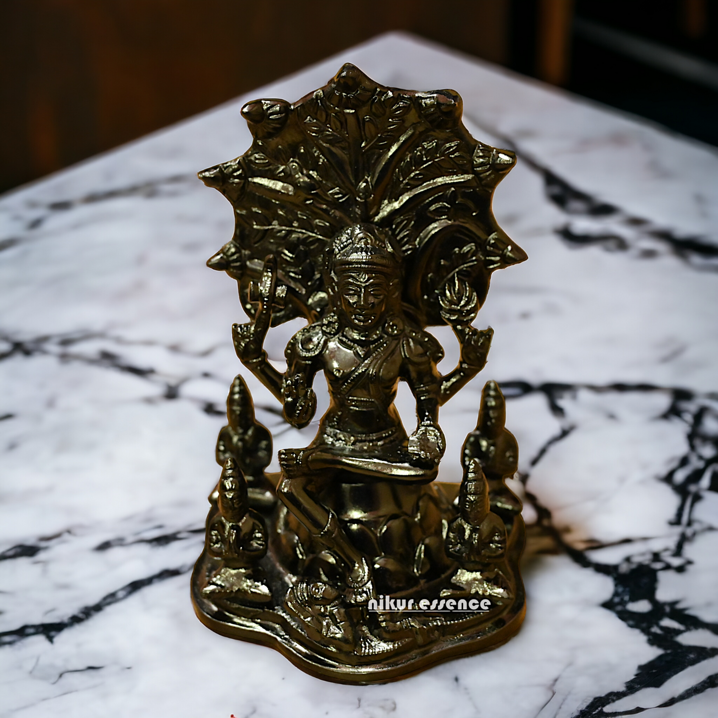 Buy Brass Dakshinamurty Shiva statue - 9 inches height Nikuressence