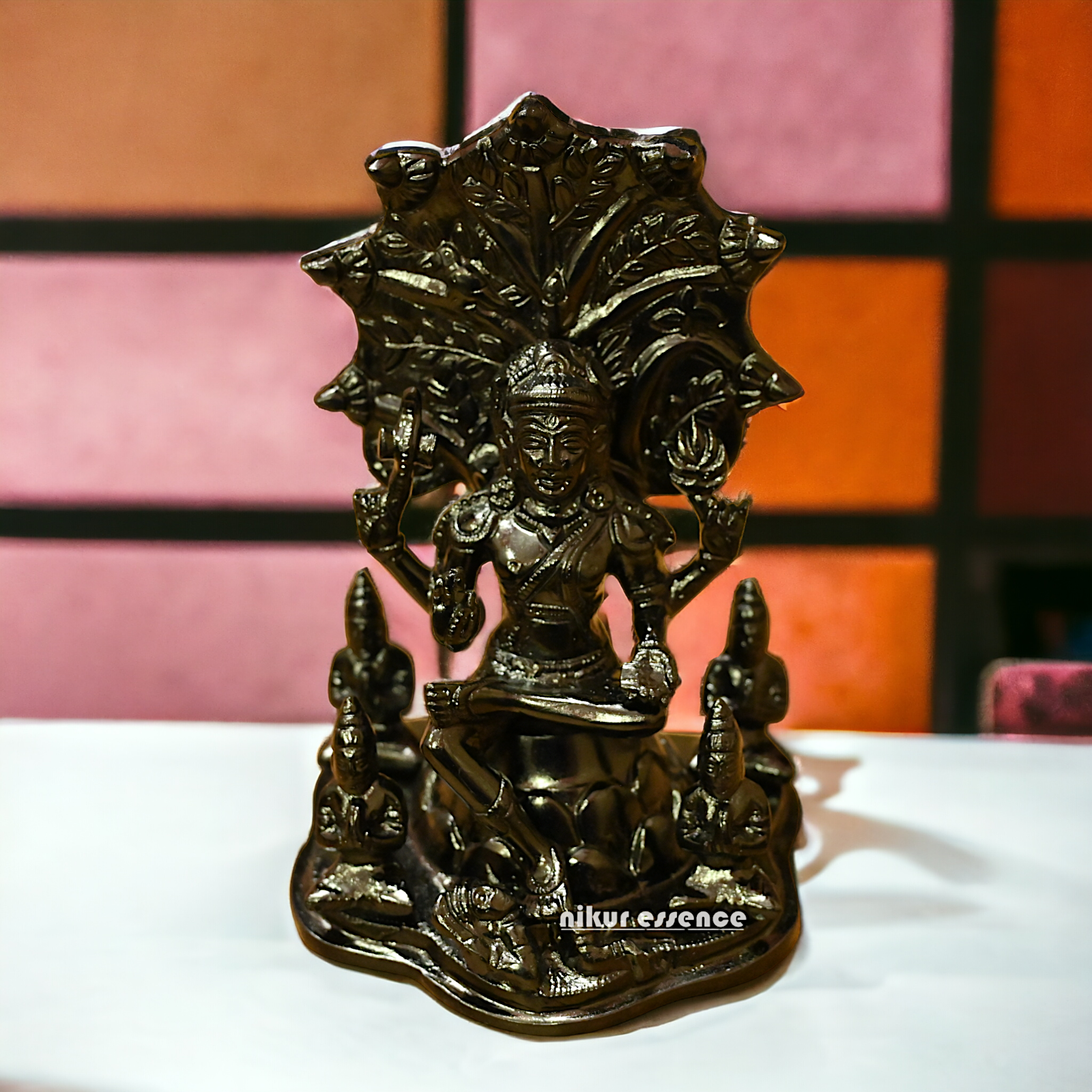 Buy Brass Dakshinamurty Shiva statue - 9 inches height Nikuressence