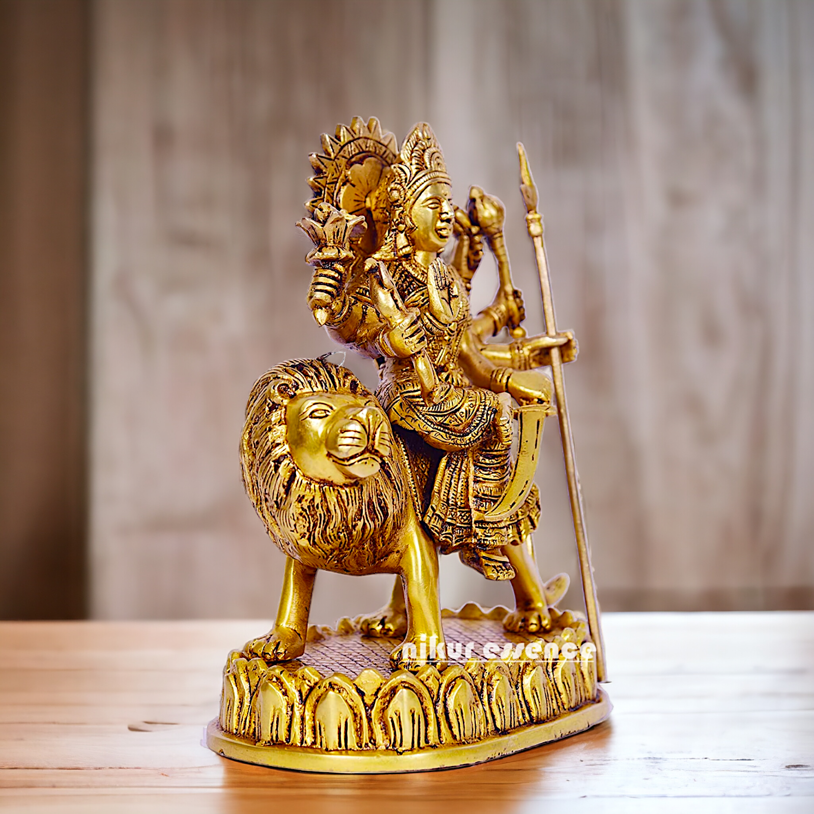 Buy Online Durga Maa Sitting on Lion - 9.6 inches Height Nikuressence
