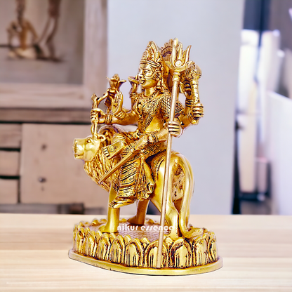 Buy Online Durga Maa Sitting on Lion - 9.6 inches Height Nikuressence