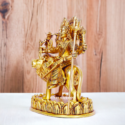 Buy Online Durga Maa Sitting on Lion - 9.6 inches Height Nikuressence
