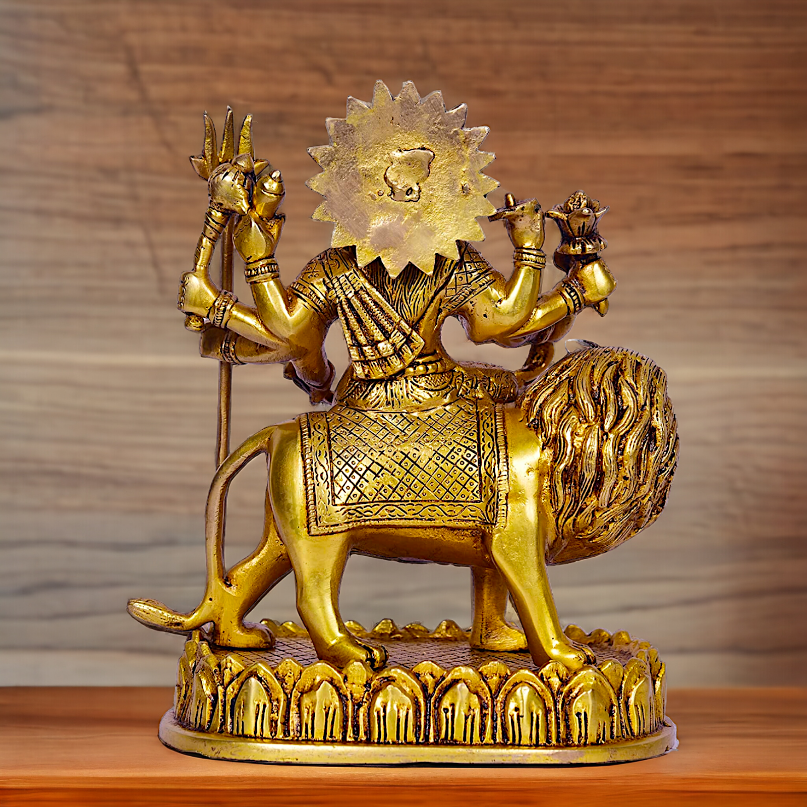 Buy Online Durga Maa Sitting on Lion - 9.6 inches Height Nikuressence