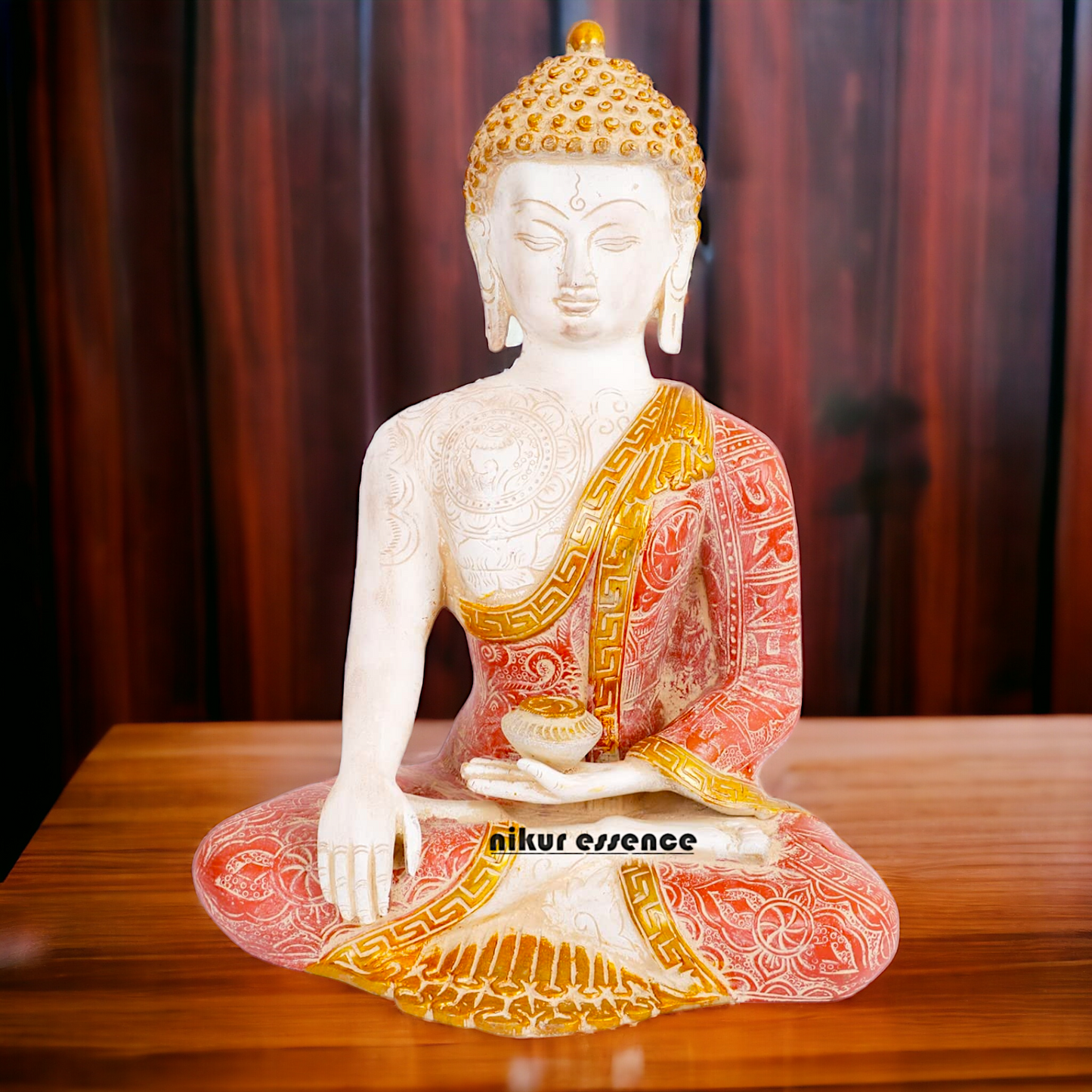 Buy Beautiful Brass Buddha Idol - 12 inch Nikuressence