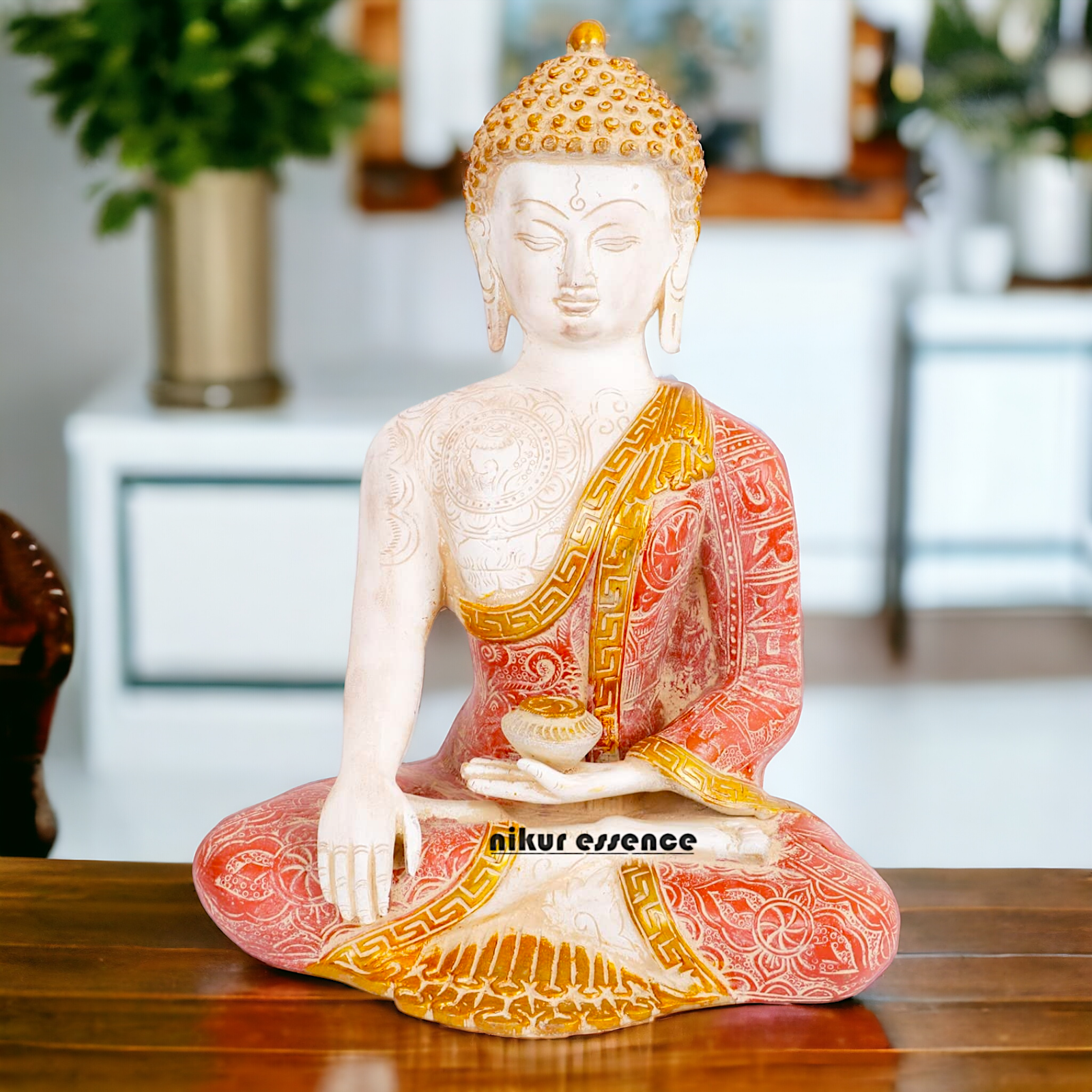 Buy Beautiful Brass Buddha Idol - 12 inch Nikuressence
