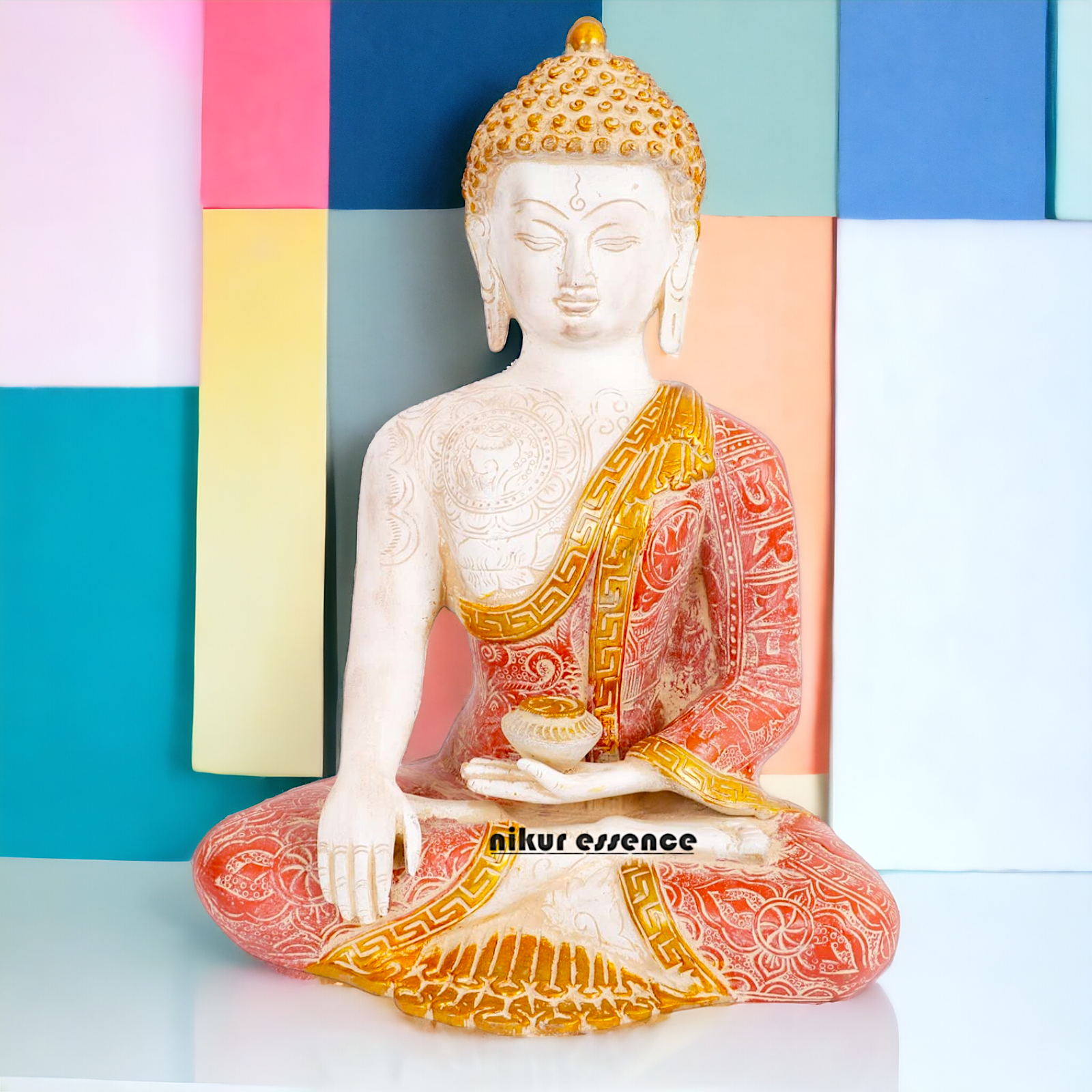 Buy Beautiful Brass Buddha Idol - 12 inch Nikuressence