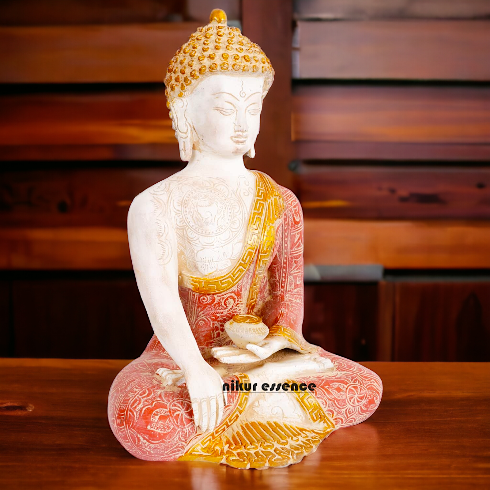 Buy Beautiful Brass Buddha Idol - 12 inch Nikuressence